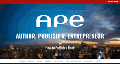 Desktop Screenshot of apethebook.com